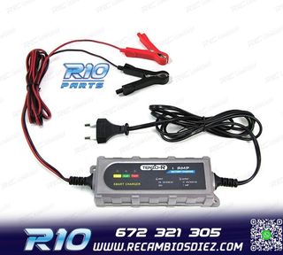CARGADOR DE BATERIA COCHE MOTO BARCO 12V