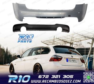 PARAGOLPES TRASERO BMW E91 TOURING 05-08 LOOK M 335I PDC