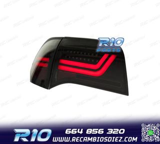 PILOTOS AUDI A6 4F 04-11 AVANT LED DINÁMICOS NEGRO AHUMADO