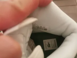 LACOSTE BLANCO GRIS TALLA 42