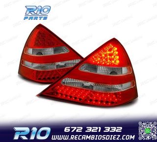 PILOTOS LED MERCEDES SLK R170 96-04 ROJO CLARO