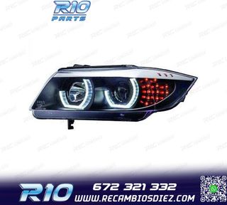 FAROS PARA BMW E90 E91 ANGEL EYES 3D FULL LED SERIE 3 08-12
