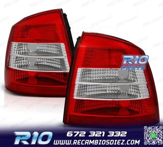 PILOTOS PARA OPEL ASTRA G 3P 5P 97-04 ROJO CRISTAL