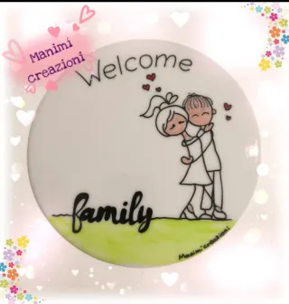 Fuori porta in porcellana personalizzabile