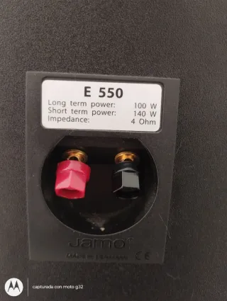 Altavoces Jamo Madera y Negro