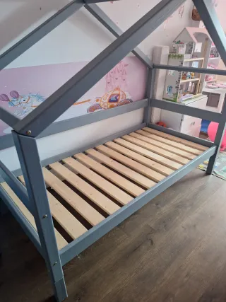 Cama Casita Montessori Madera 90x190
