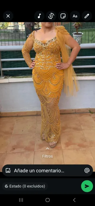 Vestido boda gitana echo por La Paz