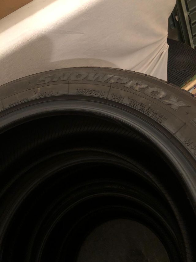 4 Gomme Neve Toyo Snowprox 235/55 R18