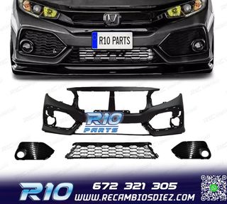 PARAGOLPES DELANTERO HONDA CIVIC 16-20 LOOK SI