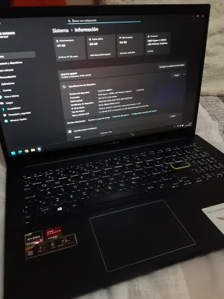Asus VivoBook Ryzen 5 Negro/Gris
