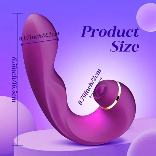 Masajeador púrpura con app