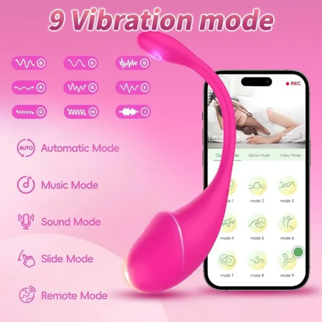 Masajeador 9 Modos Vibración + App