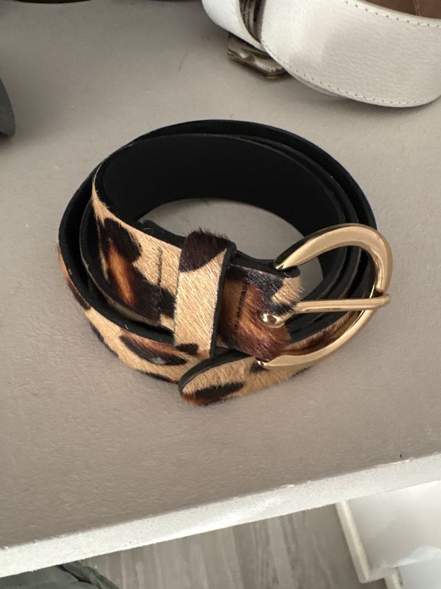 Cinturón Massimo Dutti Animal Print