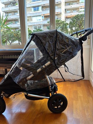 Cochecito Doble Mountain Buggy Duet Negro