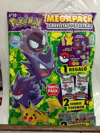 Megapack Pokémon Nº10 2 Revistas + 3 Extras
