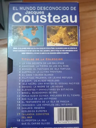 Colección Jacques Cousteau VHS Documentales