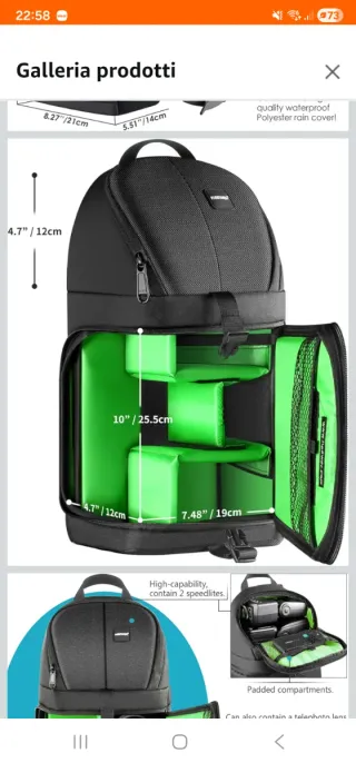 Neewer Borsa a tracolla per reflex