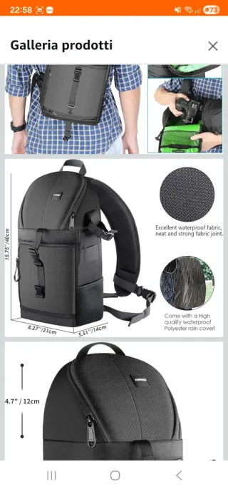 Neewer Borsa a tracolla per reflex