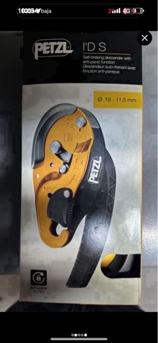 Descensor Petzl I'D S