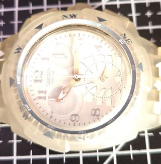 Swatch Chrono Transparent Footsteps 45mm