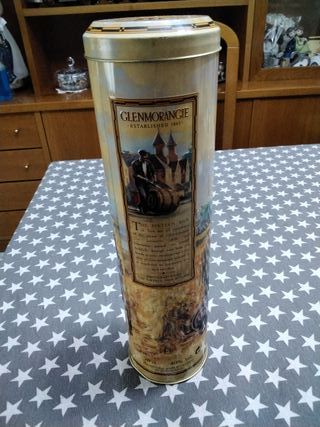 Caja metálica vacía de Glenmorangie Single H.
