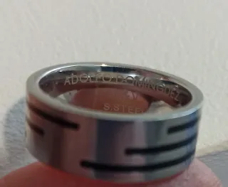 Anillo Adolfo Domínguez Talla 20 Acero