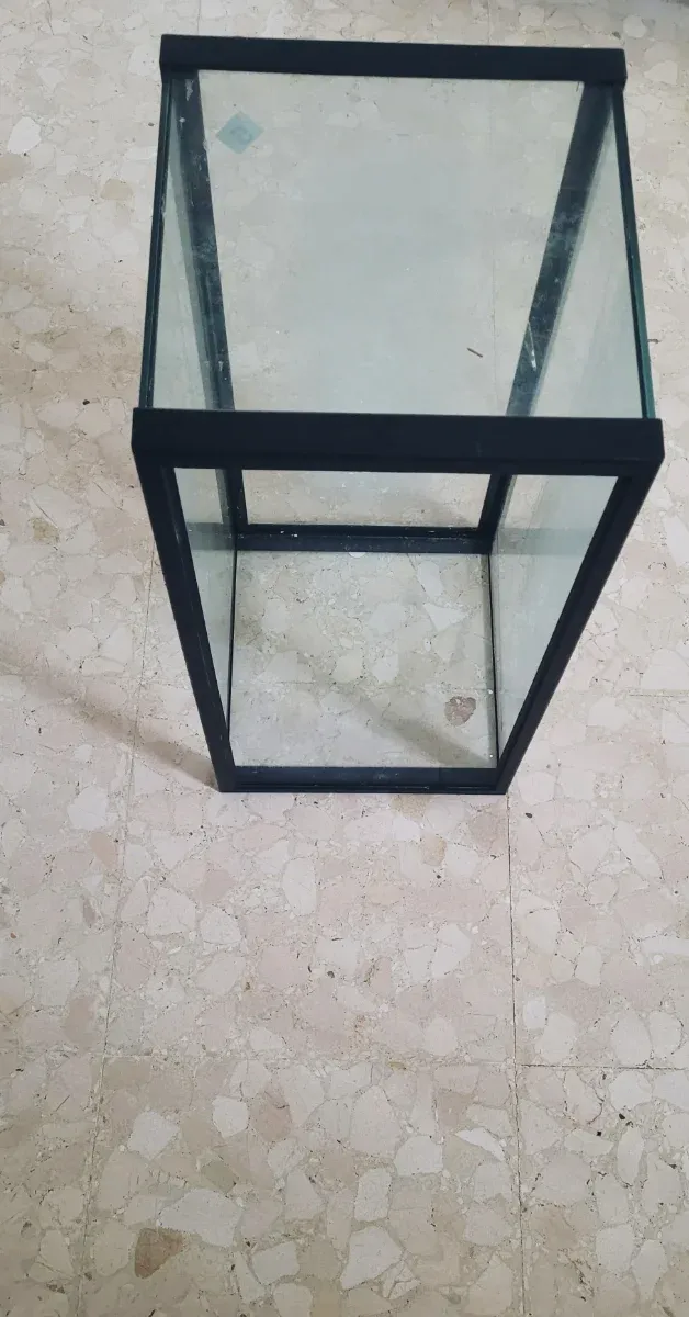 Terrario / Acuario Negro y Transparente