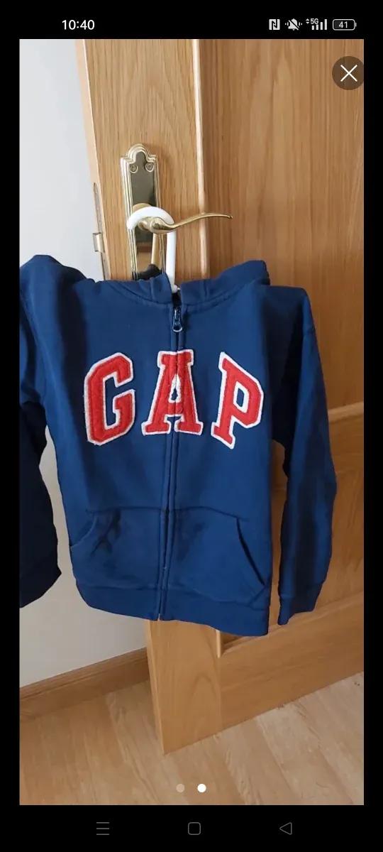 Sudadera Gap Azul con Cremallera