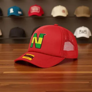 Cappellino Captain Tsubasa N Verde Rosso