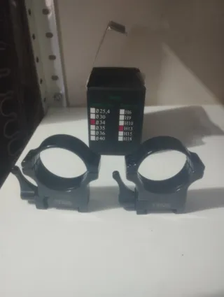 Anillas Optik Arms 34mm Desmontables