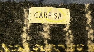 Sciarpa invernale Carpisa nero e giallo