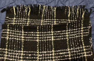 Sciarpa invernale Carpisa nero e giallo