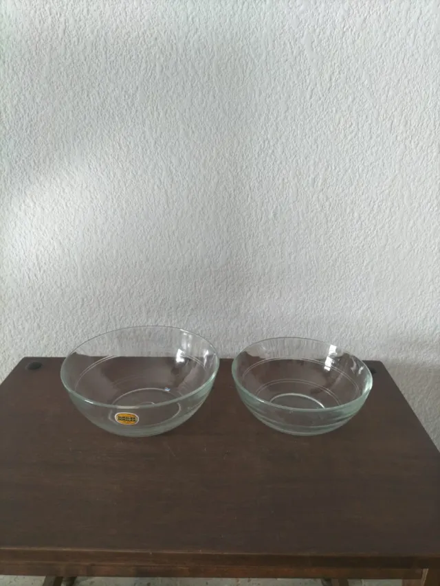 Set 2 Ensaladeras Duralex Vidrio Transparente