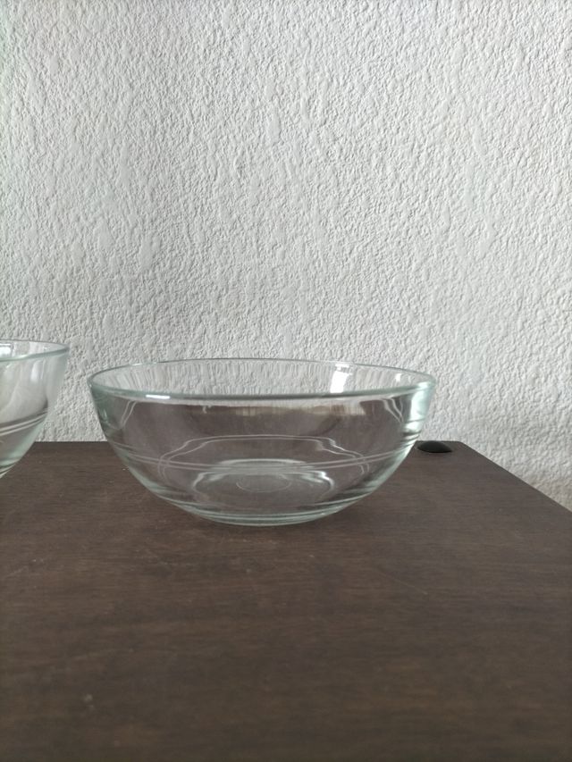 Set 2 Ensaladeras Duralex Vidrio Transparente