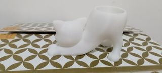 Vasetto Gattino Bianco Stampa 3D