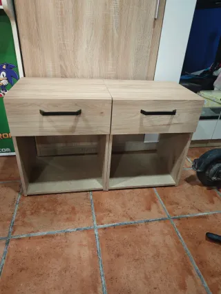 Mesitas de noche de madera