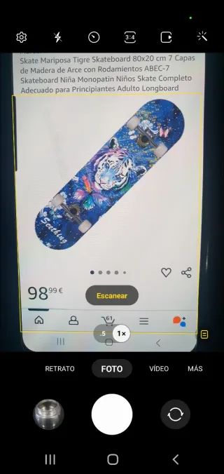 Skate Mariposa Tigre 80x20cm