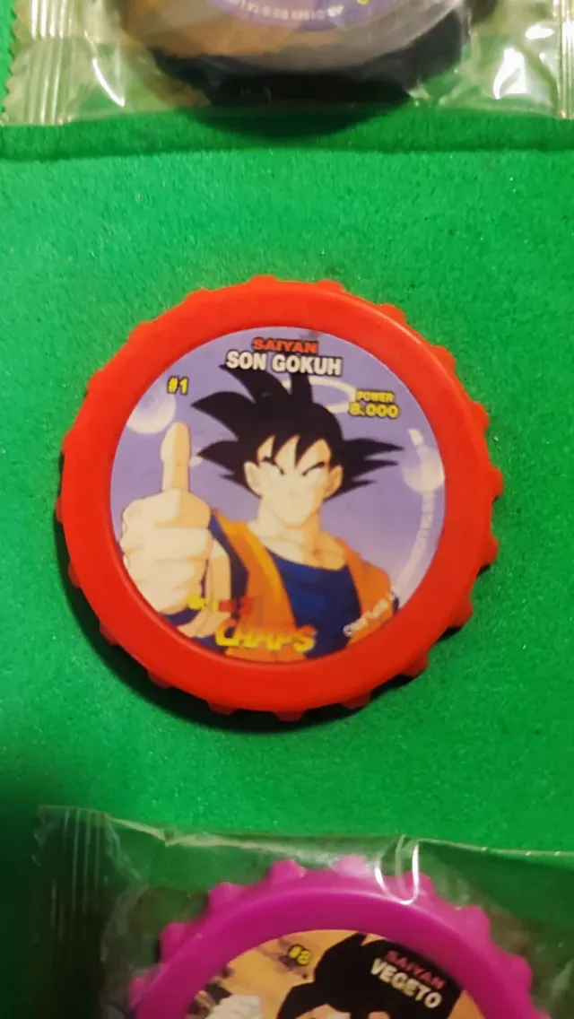 Chapas Dragon Ball Z Son Goku Saiyan