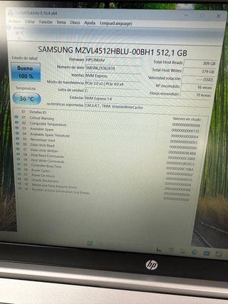 Portátil HP Gris/Plateado#250SV1