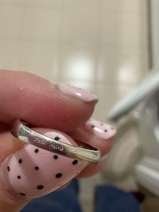 Sortija oro blanco diamantes