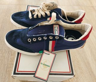 Zapatillas El Ganso Azul/Rojo Talla 39