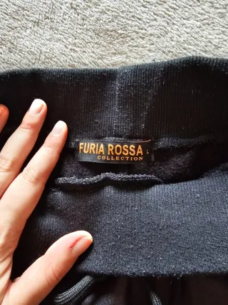 Pantaloni tuta neri con banda laterale