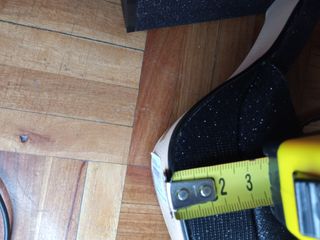 SANDALIAS DE FIESTA  NÚMERO 39 NEGRAS con BRILLOS