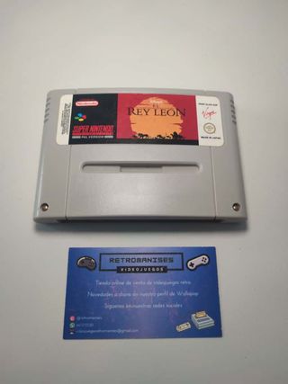 Cartucho El Rey León Super Nintendo