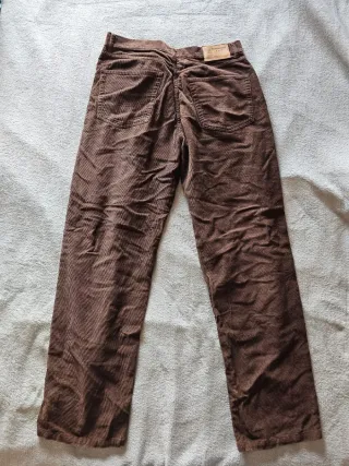 Pantaloni Stefanel in velluto marrone