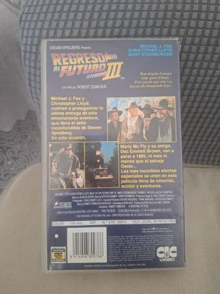 Regreso al Futuro III VHS