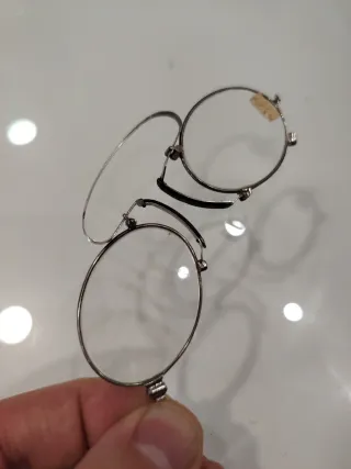 Gafas binoculares antiguas tipo Quevedo