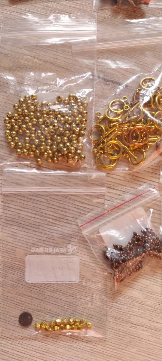 Lote bisutería DIY - piezas variadas