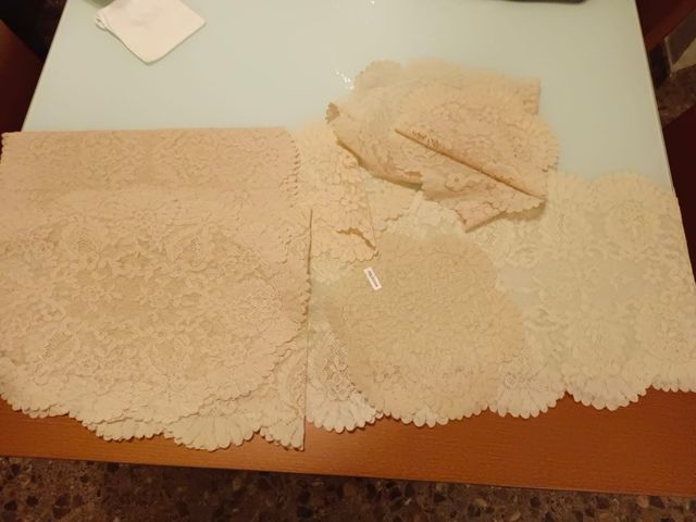 Mantelería bordada artesanal