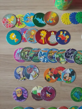 Portatazos + tazos de los años 90